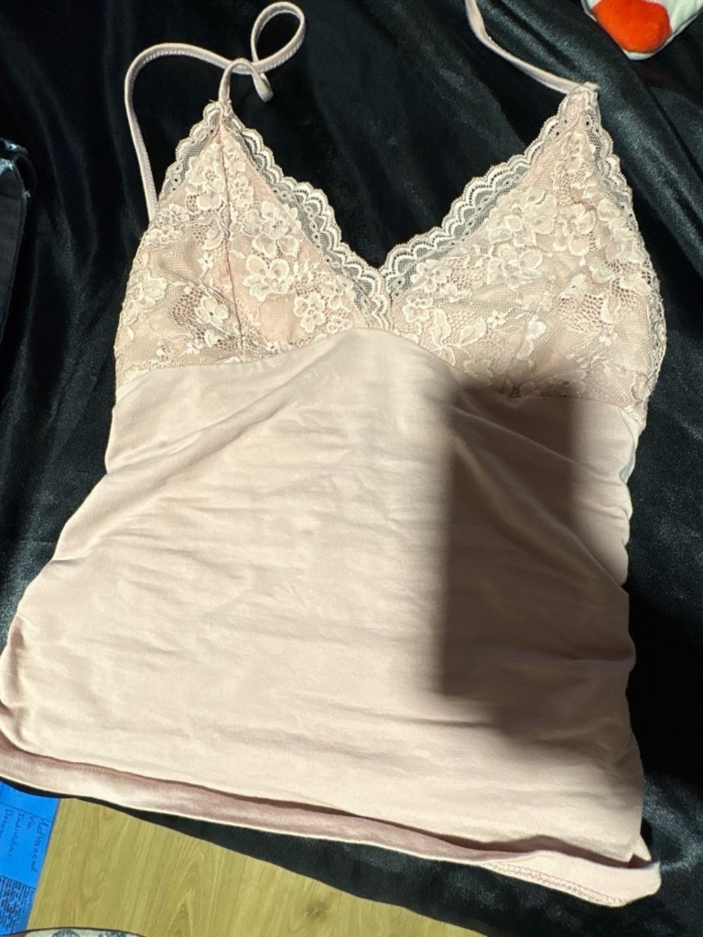 Target Blush Lace Trim Camisole